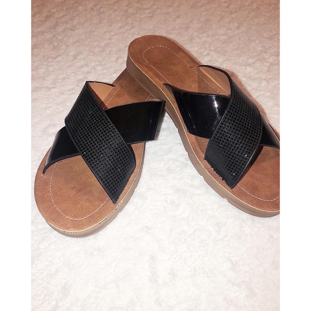 💓casual black sandals💓